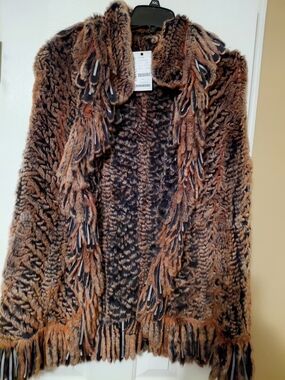 Fur Vault Dyed Rex Rabbit Fur Vest